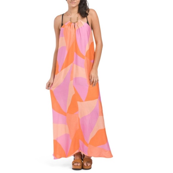 Vix Paula Hermanny- Martinica Emily Silk Blend Dress - size 2 - NWT - Picture 1 of 7